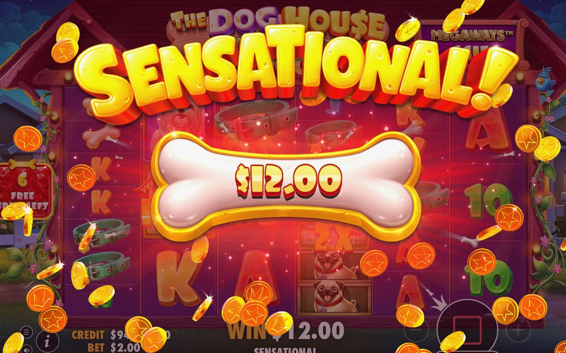 Pågående bonusrunda i Free Spins-läget